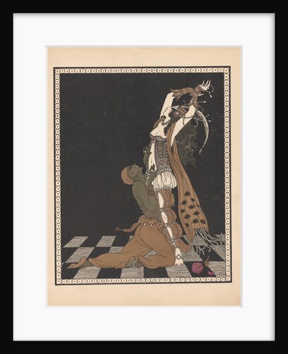 Ida Rubinstein and Vaslav Nijinsky in the ballet Scheharazade by George Barbier