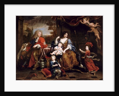 Louis of France, Grand Dauphin, with his family by Pierre Mignard