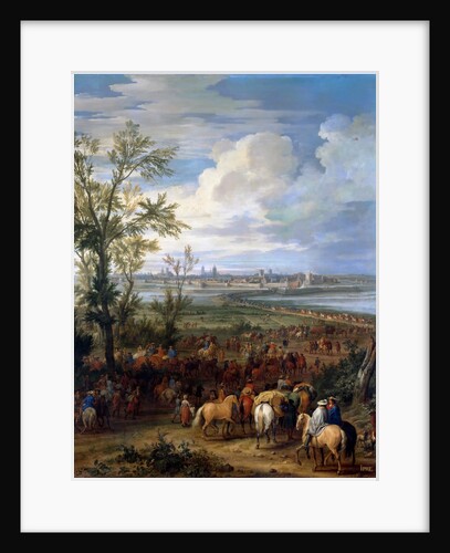 The Siege of Ypres, March 1678 by Adam Frans van der Meulen
