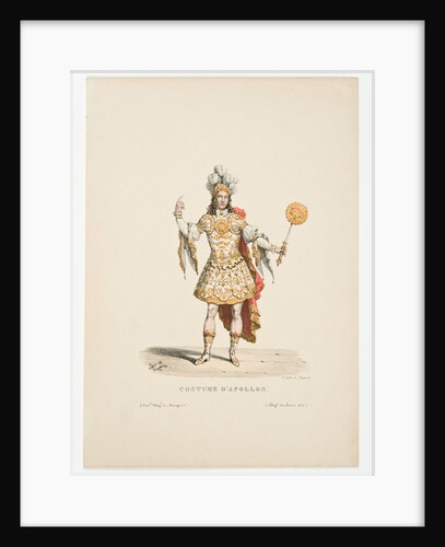 Louis XIV as Apollo in the ballet Noces de Thétis et Pélée in 1654 by Anonymous