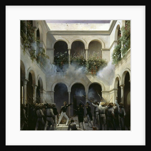 Attack of François d?Orléans, prince de Joinville in Veracruz on December 5, 1838 by Henri Pierre Léon Pharamond Blanchard