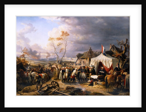 General De la Morlière Receiving The Surrender Of Antwerp 29th November 1792 by Henri Félix Emmanuel Philippoteaux