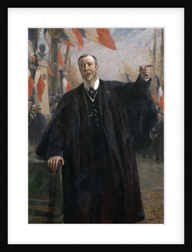 Paul Déroulède Making a Speech at Bougival, January 1913 by Fernand Cormon