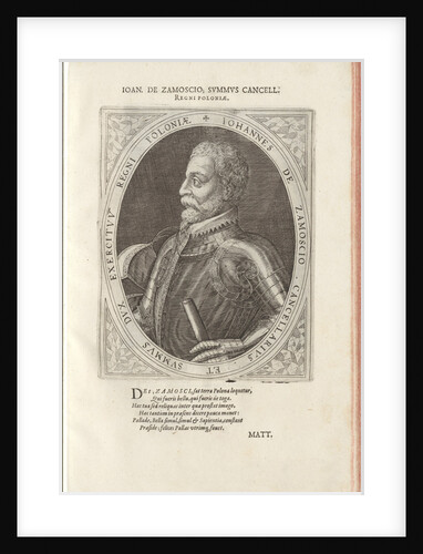 Hetman Jan Zamoyski by Dominicus Custos