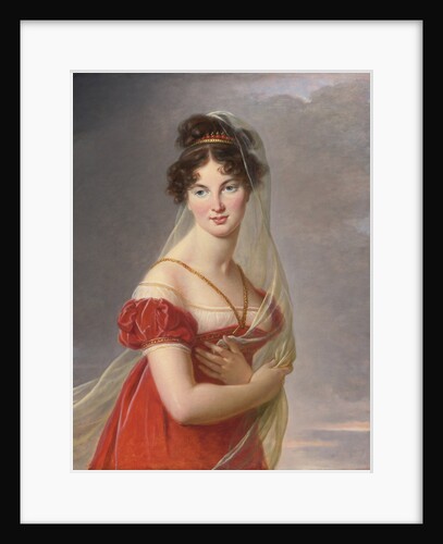 Portrait of Aglae Angelique Gabrielle de Gramont, wife of General Alexander Lvovich Davy by Marie Louise Elisabeth Vigée-Lebrun