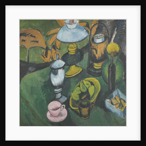 Still life with lamp by Ernst Ludwig Kirchner