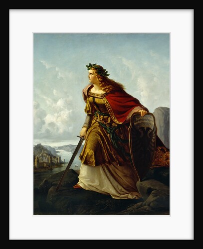 Germania at the Watch on the Rhine by Lorenz Clasen