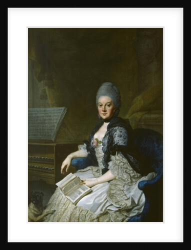 Duchess Anna Amalia of Brunswick-Wolfenbüttel by Johann Georg Ziesenis the Younger