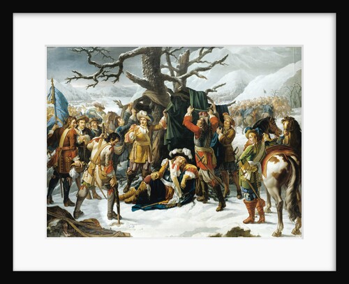 Maréchal de Turenne Asleep on the Eve of the Battle of Turckheim by Charles-Jacques Lebel
