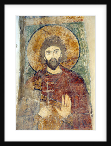 Saint Adrian by Ancient Russian frescos