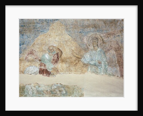 Balaam and the angel by Ancient Russian frescos