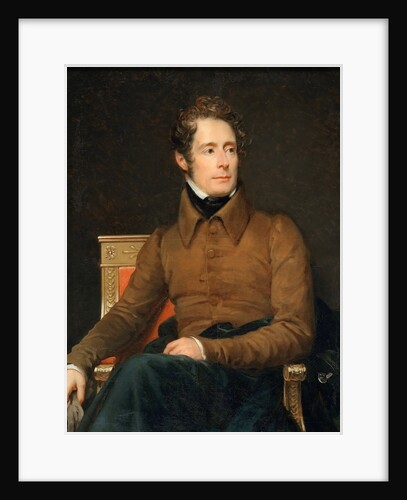Portrait of Alphonse-Marie-Louis de Prat de Lamartine by François Pascal Simon Gérard