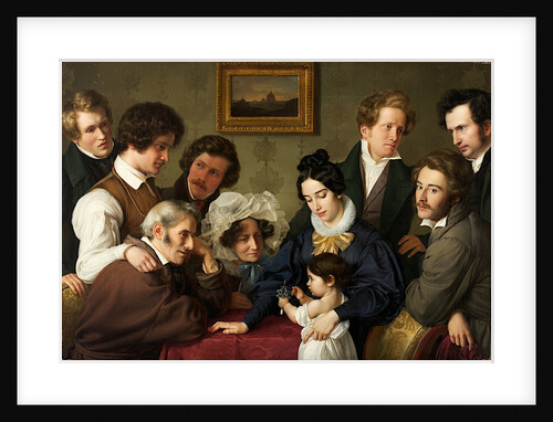 The Schadow Circle. (The Bendemann Family and their Friends) by Eduard Bendemann