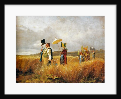 Sunday Stroll by Carl Spitzweg