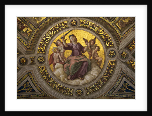 Lady Justice (Fresco in Stanza della Segnatura by Raphael