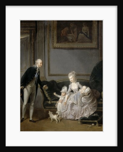 The Family of Louis Philippe Joseph dOrléans at the Palais-Royal, 1776 by Édouard Cibot