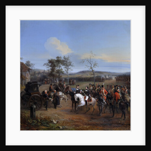 General Despret and Louis-Philippe, Duke of Chartres at Gravelotte, July 1792 by Eugène Louis Charpentier