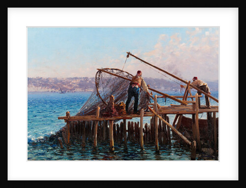 Fishermen by Fausto Zonaro