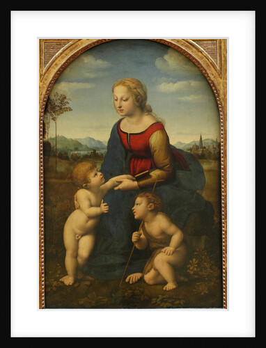 Madonna and Child with Saint John the Baptist (La belle jardinière) by Raphael