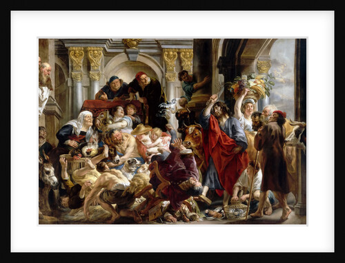 Christ Driving the Money Changers from the Temple by Jacob Jordaens