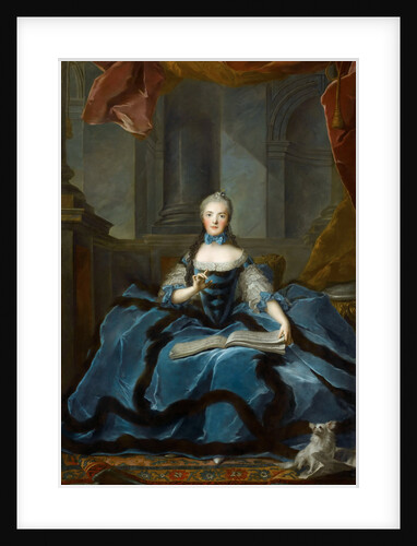 Princess Marie Adélaïde of France by Jean-Marc Nattier