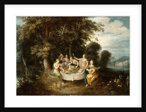 The five senses by Abraham Govaerts