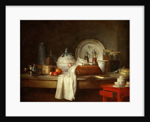The Officers Mess or The Remains of a Lunch by Jean-Baptiste Siméon Chardin