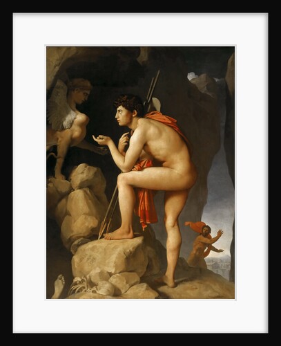 Oedipus and the Sphinx by Jean Auguste Dominique Ingres
