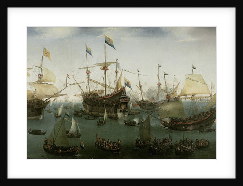 The Return to Amsterdam of the Second Expedition to the East Indies, 19 July 1599 by Hendrick Cornelisz. Vroom