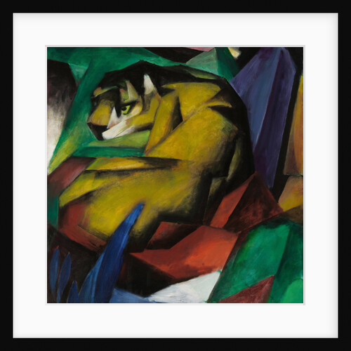 The tiger by Franz Marc