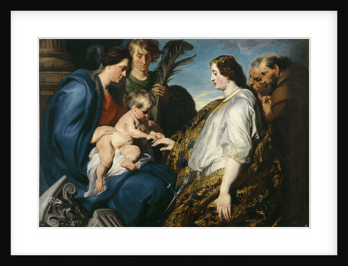 The Mystical Marriage of Saint Catherine by Sir Anthony van Dyck