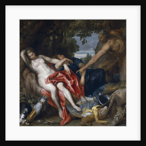 Diana and her nymph surprised by satyr by Sir Anthony van Dyck