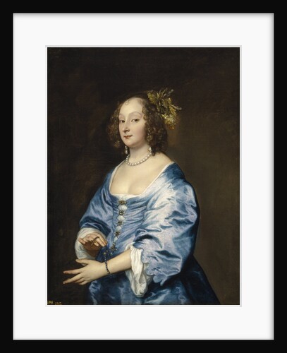 Portrait of Mary (née Ruthven), Lady van Dyck by Sir Anthony van Dyck