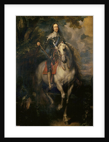 Equestrian Portrait of Charles I (Charles I on Horseback) by Sir Anthony van Dyck