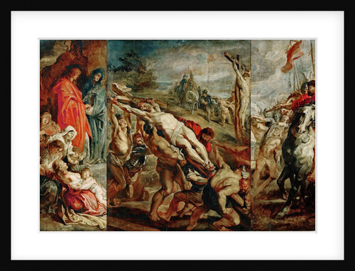 The Elevation of the Cross (sketch for the triptych) by Pieter Paul Rubens