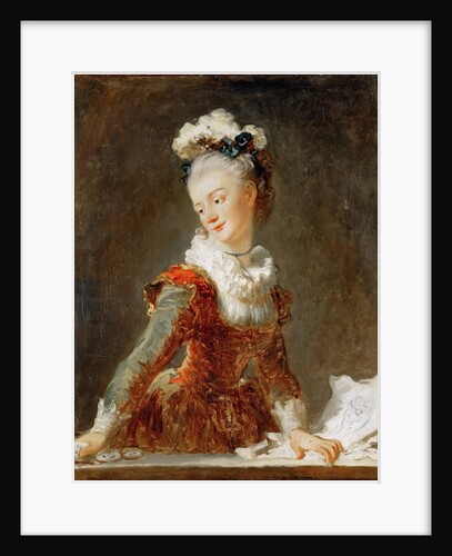 Portrait of the ballerina Marie-Madeleine Guimard by Jean Honoré Fragonard