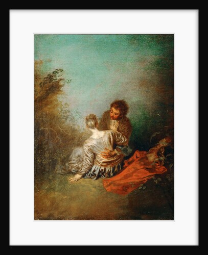 Le Faux Pas (The Mistaken Advance) by Jean Antoine Watteau