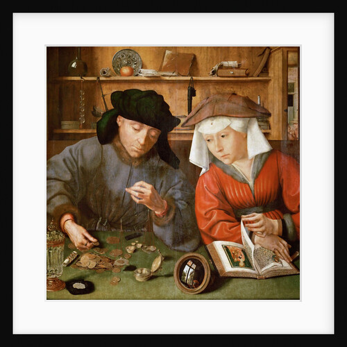 The Moneylender and his Wife by Quentin Massys