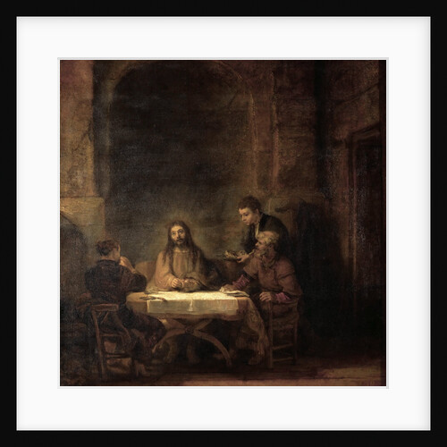 The Supper at Emmaus by Rembrandt van Rhijn