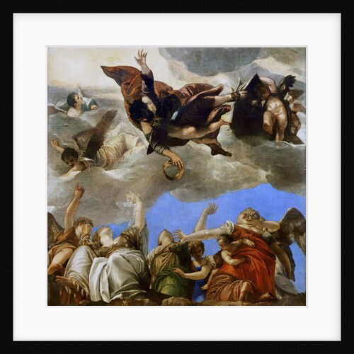 Saint Mark rewarding the theological virtues by Paolo Veronese