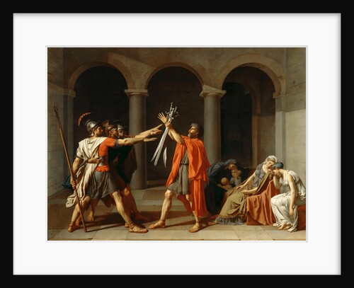 The Oath of the Horatii by Jacques Louis David
