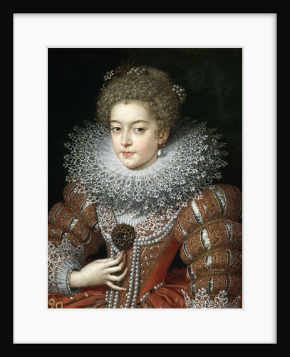 Portrait of Queen Elisabeth of France, Queen consort of Spain by Frans Pourbus the Younger