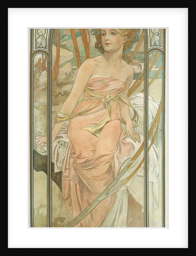 The Times of the Day: Morning Awakening by Alfons Marie Mucha