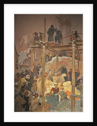 Jan Milic z Kromerize (The cycle The Slav Epic) by Alfons Marie Mucha