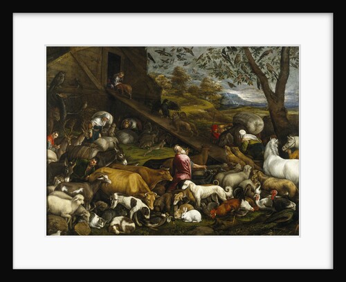The Animals Board Noahs Ark by Jacopo il vecchio Bassano