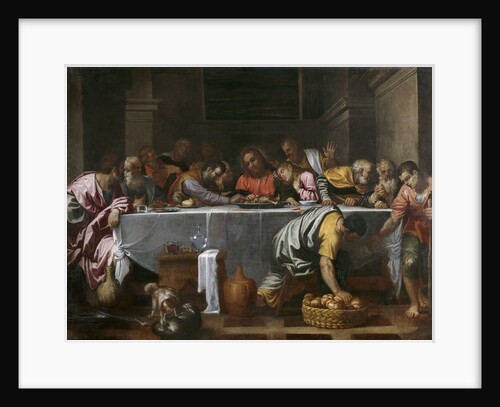 The Last Supper by Agostino Carracci