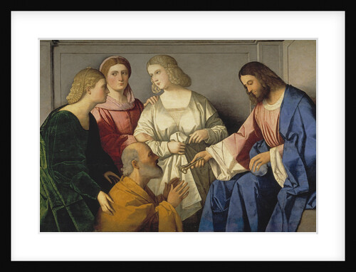 Christ Giving the Keys to Saint Peter by Vincenzo di Biagio Catena