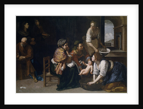 The Birth of Saint John the Baptist by Artemisia Gentileschi