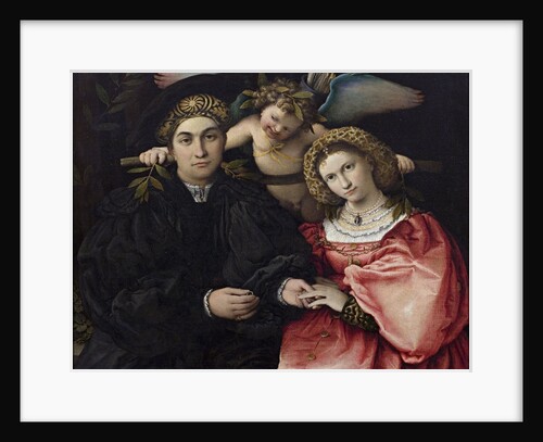 Portrait of Marsilio Cassotti and His Bride Faustina by Lorenzo Lotto