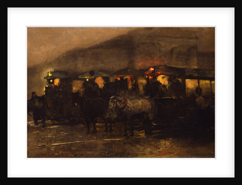 Evening at Square by George Hendrik Breitner